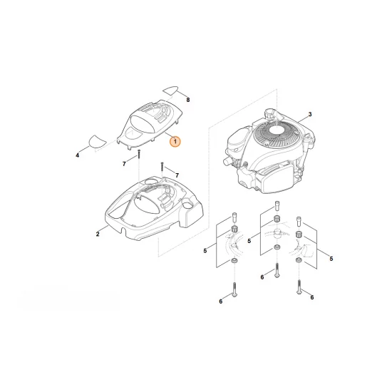 Stihl  Pokrywa 0000 082 0415